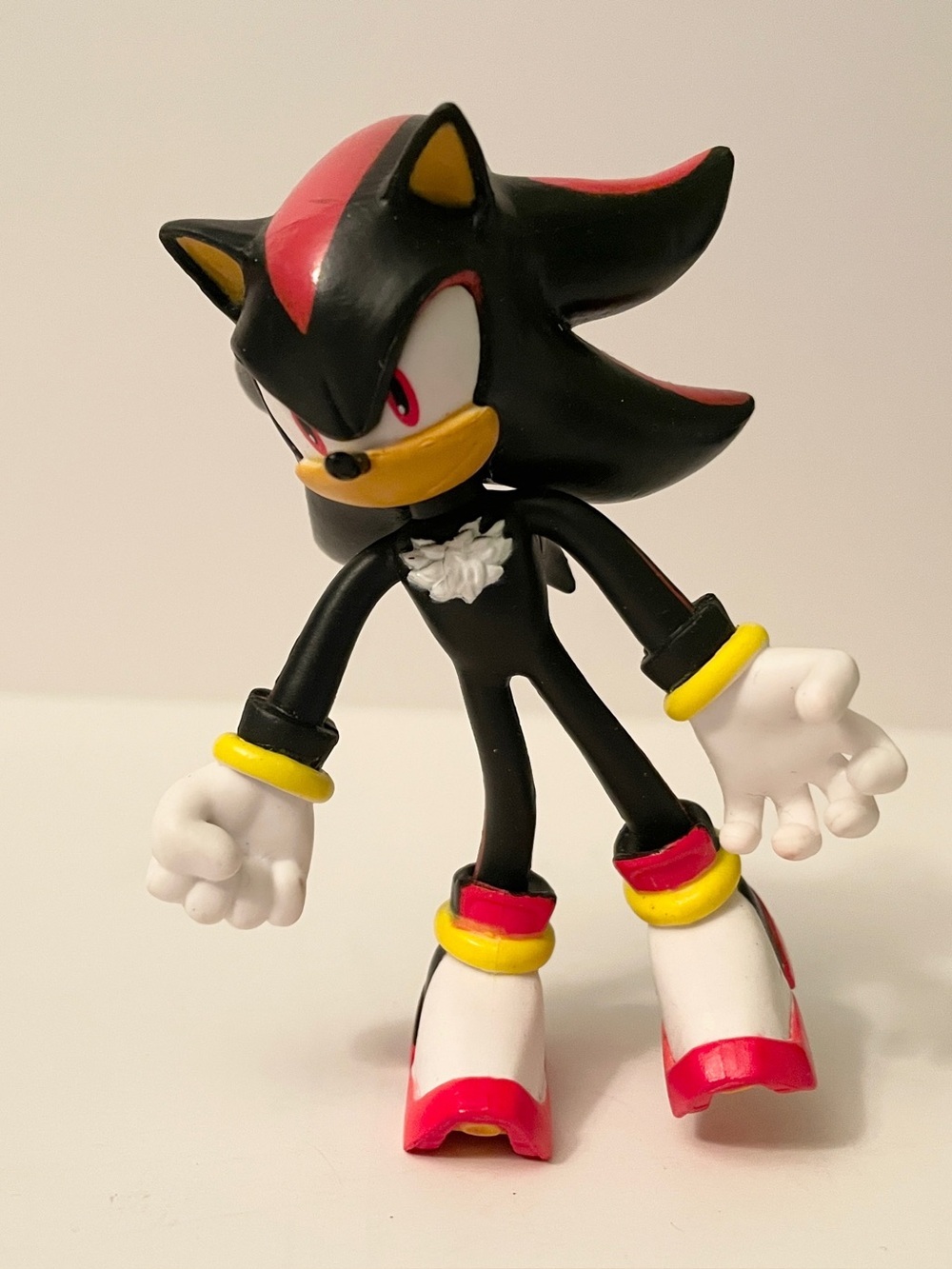 SEGA Jakks Pacific Shadow The Hedgehog Action Figure⁠ Bendable Bendy Toy